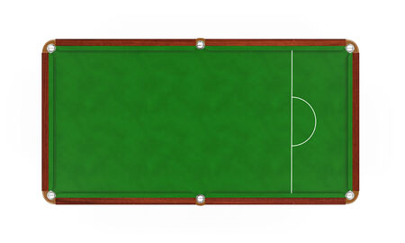 Snooker Table Isolatedの写真素材