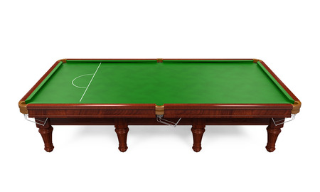 Snooker Table Isolatedの写真素材
