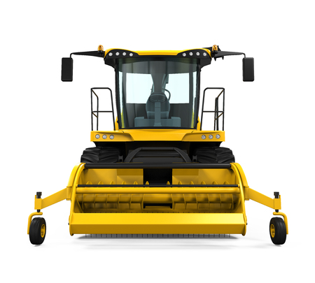 Yellow Forage Harvesterの写真素材