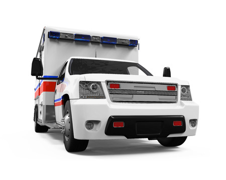 Ambulance Car Isolatedの写真素材