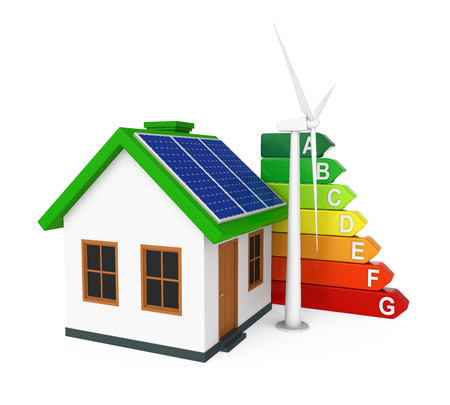 Green Energy Houseの写真素材
