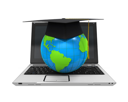 Global Online Education Illustrationの写真素材