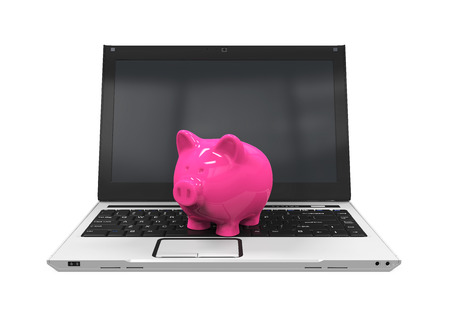 Online Banking Illustrationの写真素材