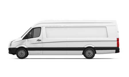 Delivery Van Isolatedの写真素材