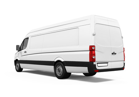Delivery Van Isolatedの写真素材