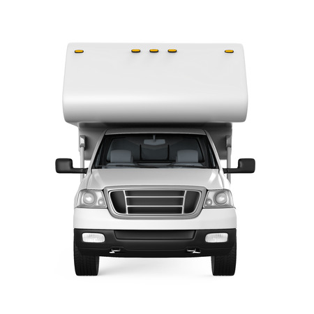 Camper Van Isolatedの写真素材