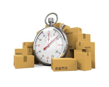 Express Delivery Illustrationの写真素材