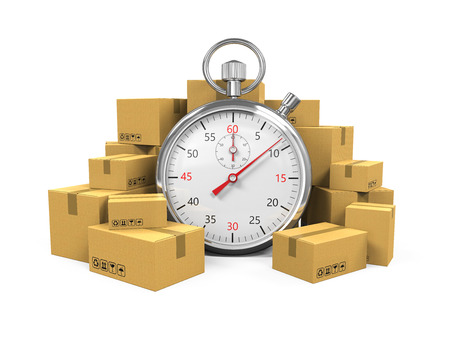 Express Delivery Illustrationの写真素材