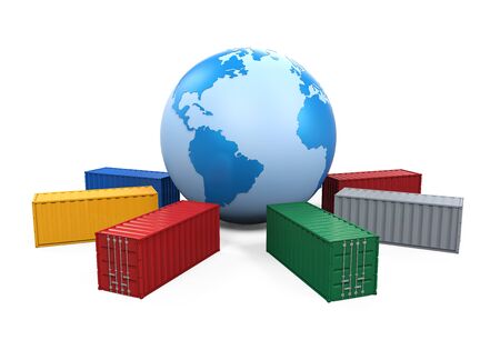 Global Container Transportationの写真素材