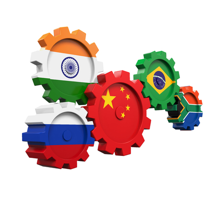 BRICS Concept Illustrationの写真素材