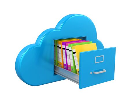Cloud Computing File Storageの写真素材
