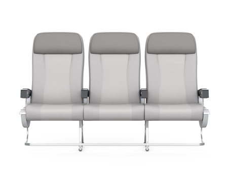 Airplane Seats Isolatedの写真素材