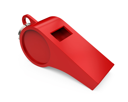 Whistle Isolated on a white backgroundの写真素材