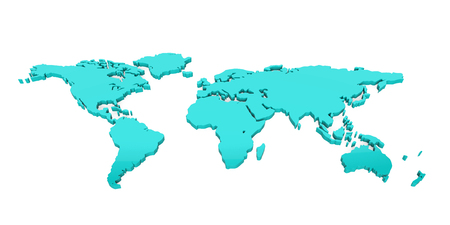 World Map Isolated