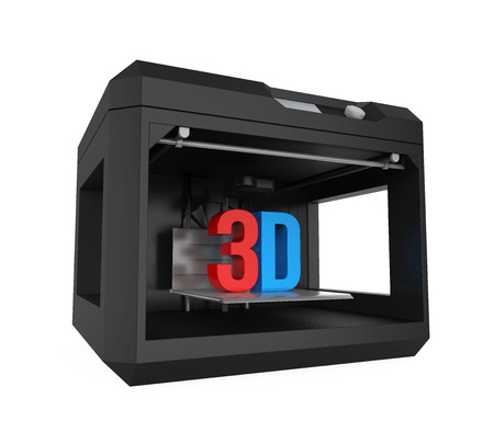 3D Printer Isolated