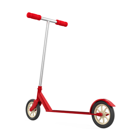 Kids Scooter Isolatedの写真素材