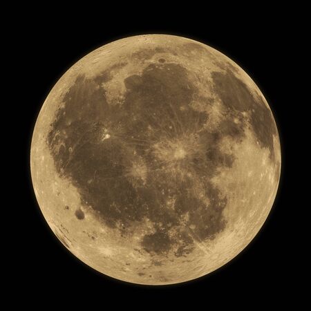 Full Moon Isolatedの写真素材