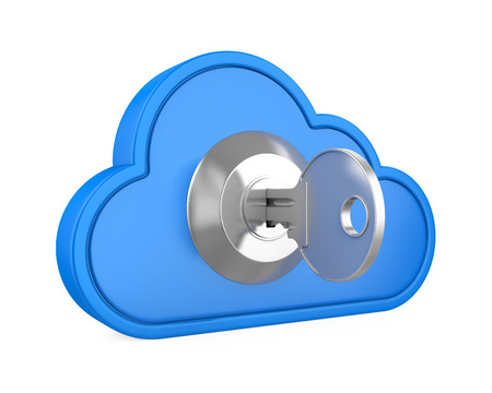 Cloud Storage Key Isolatedの写真素材