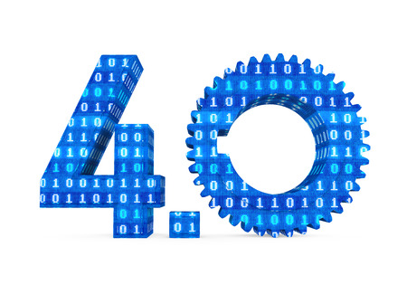 Industry 4.0 Sign Isolated
