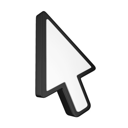 Mouse Cursor Arrow Isolatedの写真素材