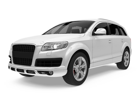 SUV Car Isolatedの写真素材