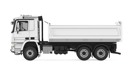Tipper Dump Truck Isolatedの写真素材