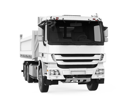 Tipper Dump Truck Isolatedの写真素材