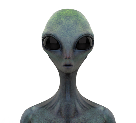 Alien Creature Isolatedの写真素材