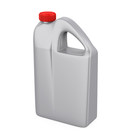 Motor Oil Plastic Bottle Isolatedの写真素材