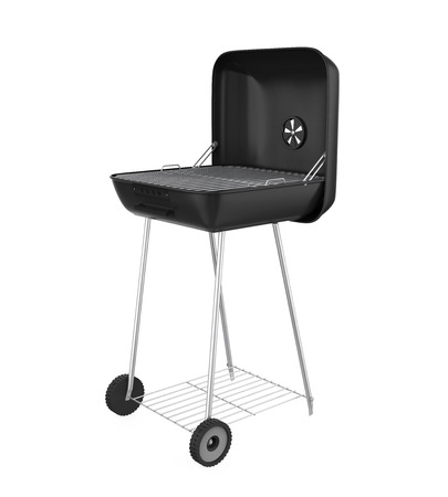 Charcoal Grill Isolatedの写真素材