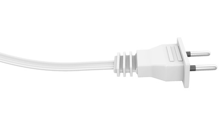 Power Plug Isolatedの写真素材
