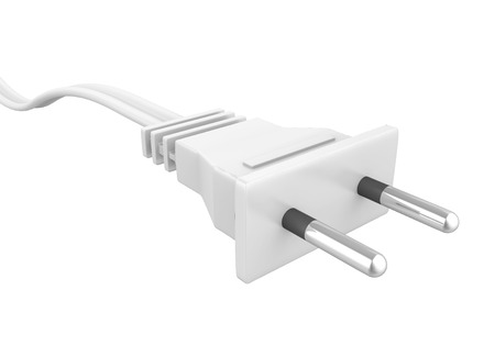 Power Plug Isolatedの写真素材
