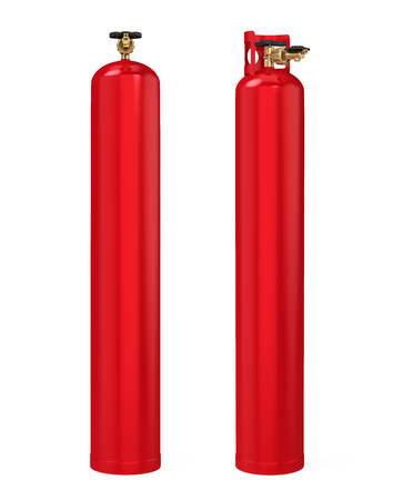 Gas Cylinder Isolatedの写真素材