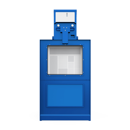 Newspaper Vending Machine Isolatedの写真素材