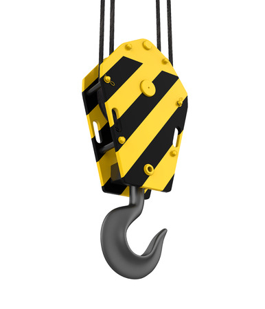 Crane Hook Isolatedの写真素材