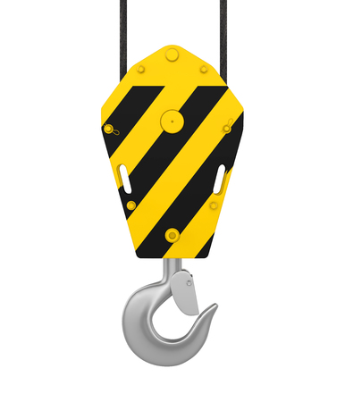 Crane Hook Isolatedの写真素材