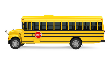 School Bus Isolatedの写真素材