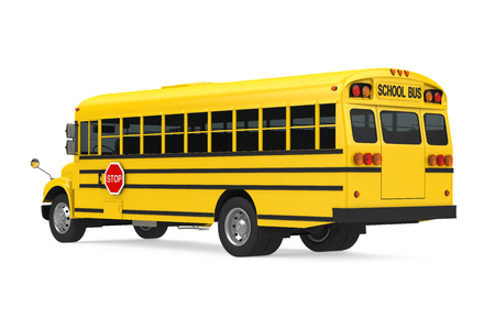 School Bus Isolatedの写真素材