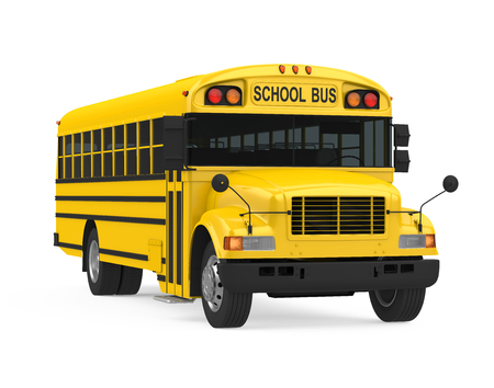 School Bus Isolatedの写真素材