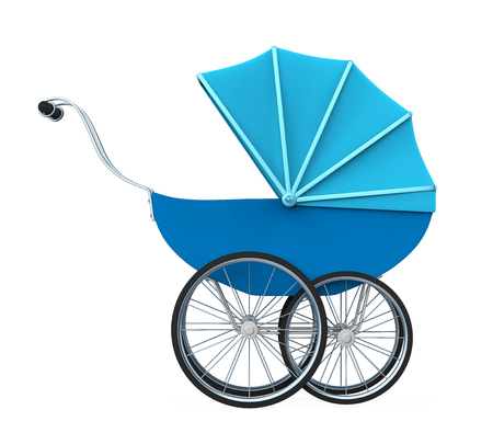 Baby Stroller Isolatedの写真素材