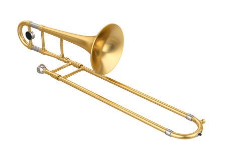 Trombone Isolatedの写真素材