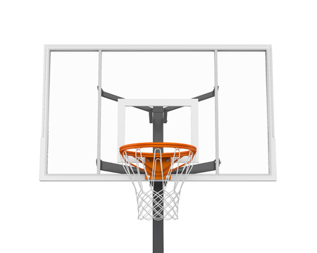 Basketball Hoop Isolatedの写真素材