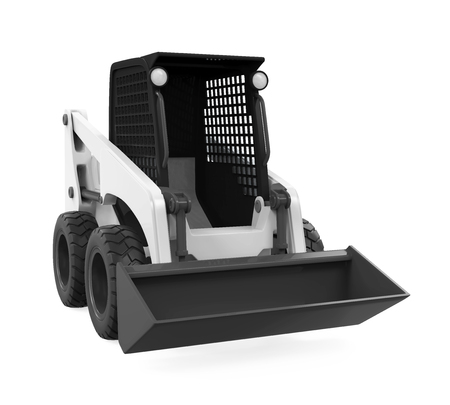 Skid-steer Loader Isolatedの写真素材