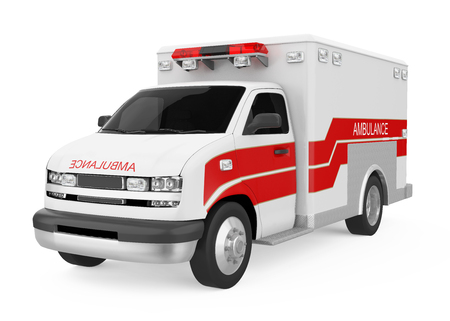 Ambulance Car Isolatedの写真素材