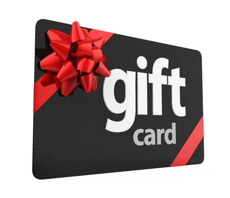 Gift Card Isolatedの写真素材