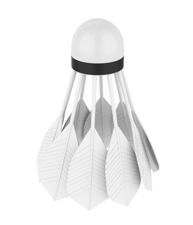 Badminton Feather Shuttlecock Isolatedの写真素材