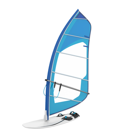 Windsurf Board Sail Isolatedの写真素材