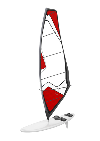 Windsurf Board Sail Isolatedの写真素材