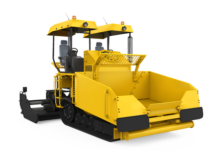 Asphalt Paver Isolatedの写真素材