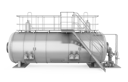 Pressure Vessel Tank Isolatedの写真素材